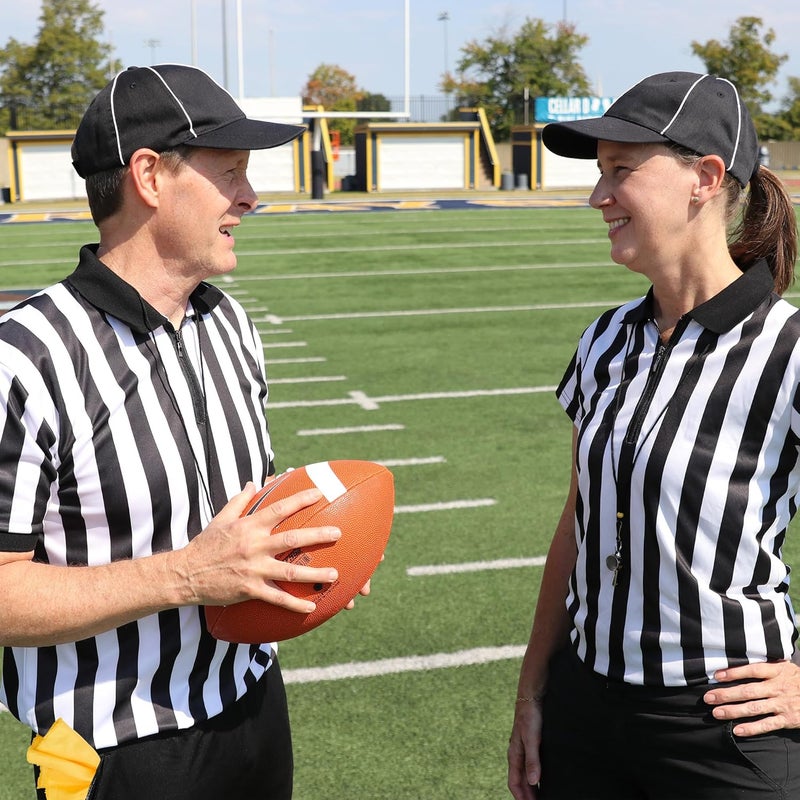 Murray Sporting Goods Men's Collared Referee Shirt 4-Piece Bundle - Referee Shirt, Hat, Flag, & Whistle Halloween Costume - Image 5